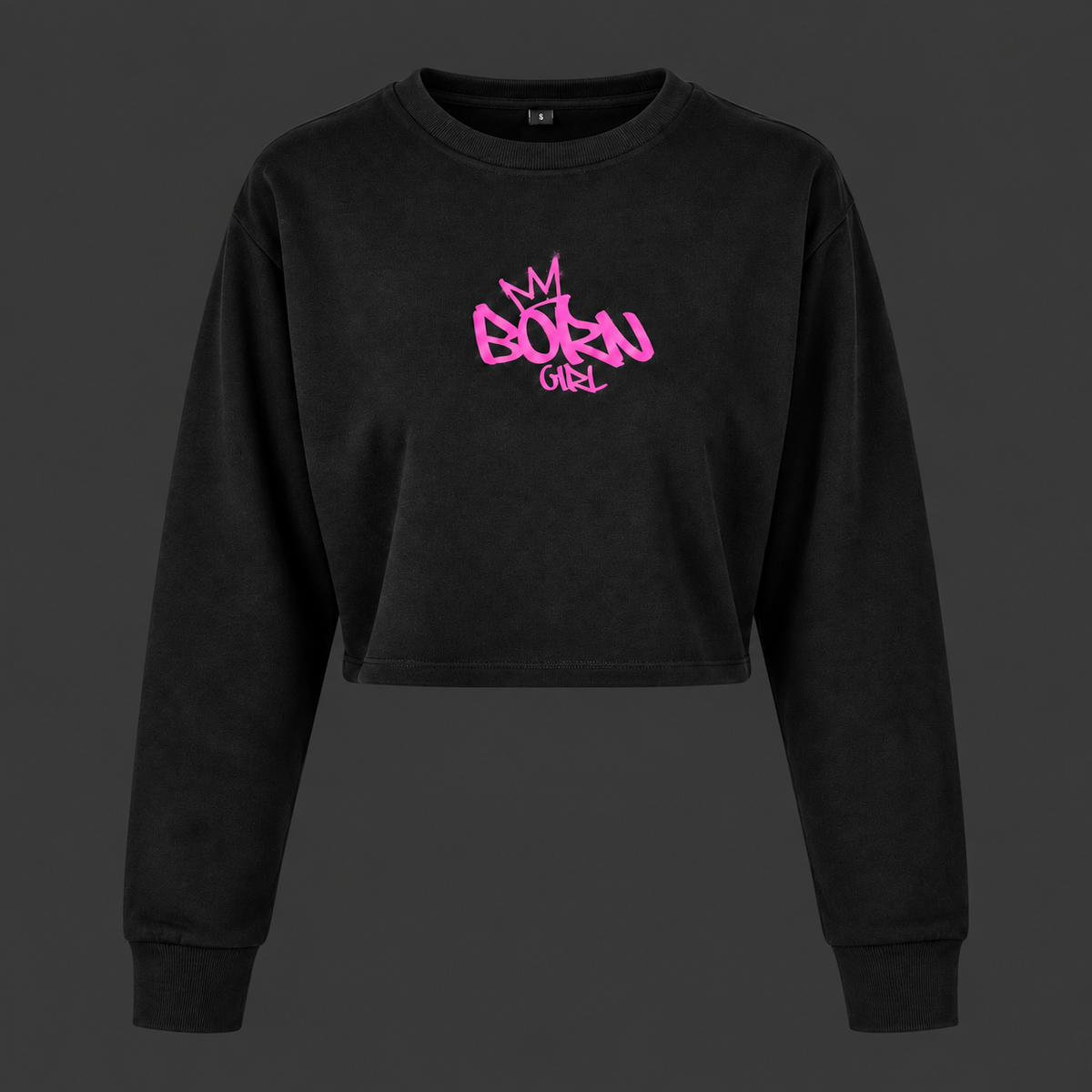 Born Ladies - Girl Crop Sweatshirt