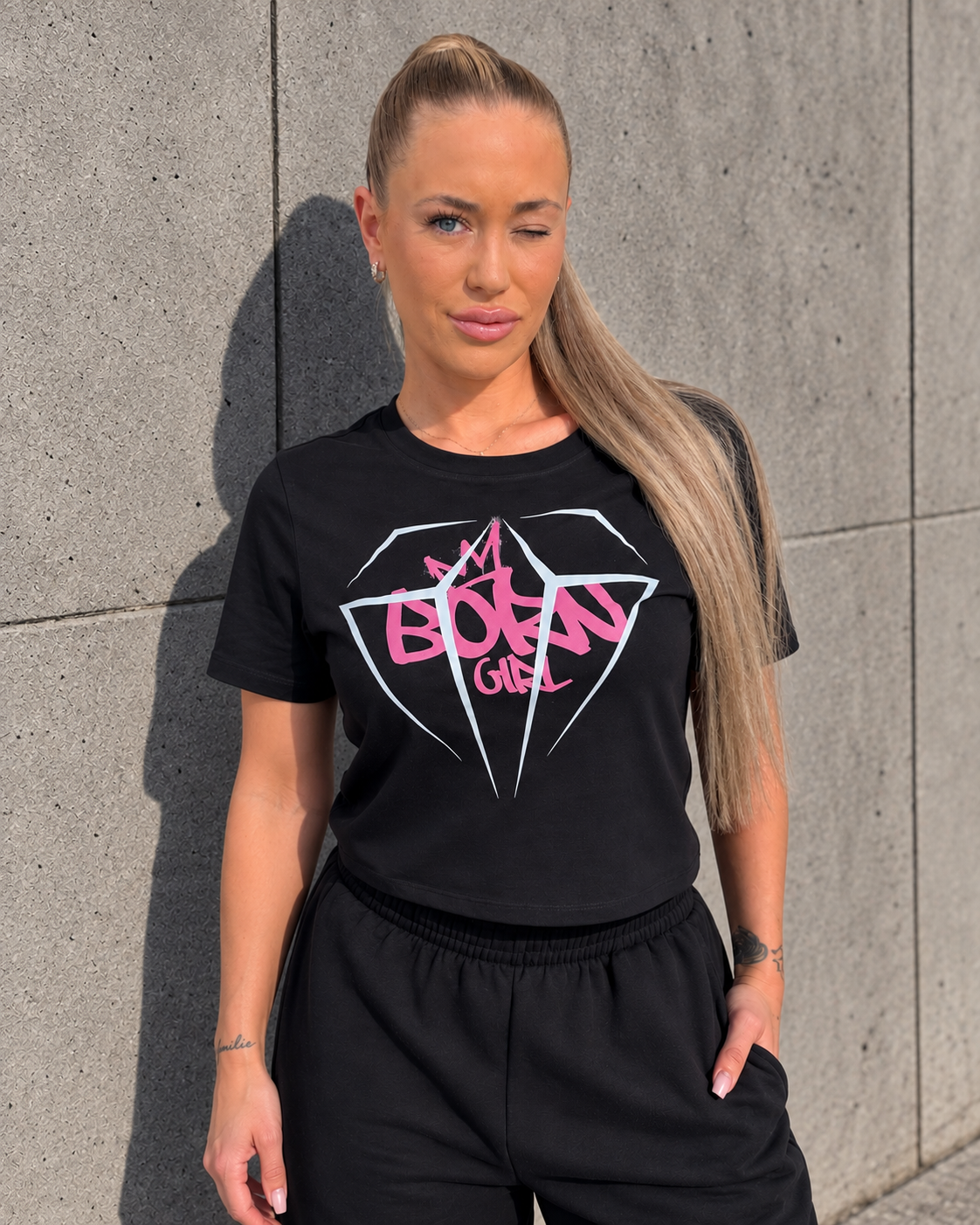 Born Ladies - Diamond Girl Crop Top
